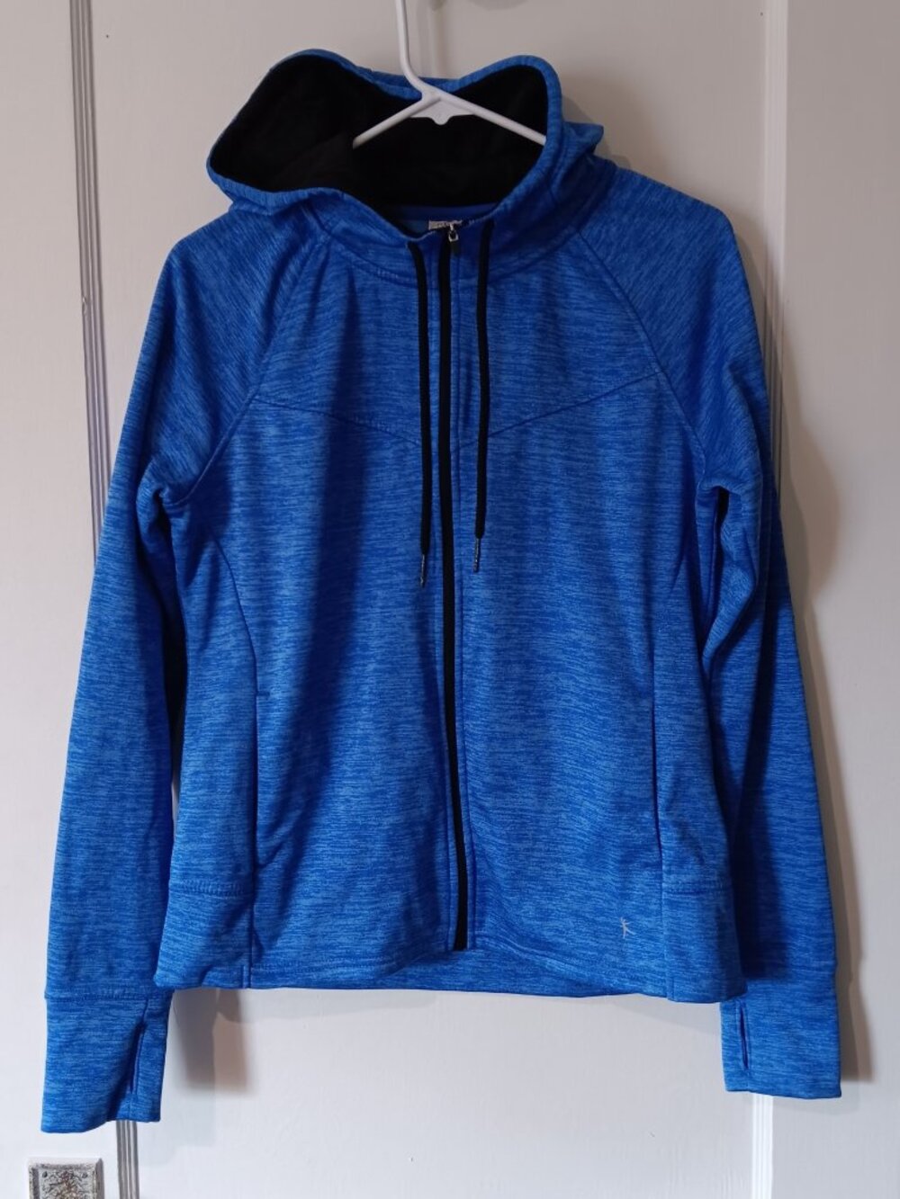 Performance Hoodie Athleisure Fleece Soft Shell Full-Zip Danskin Now Blue M